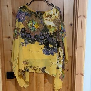 Floral Yellow Women's Top